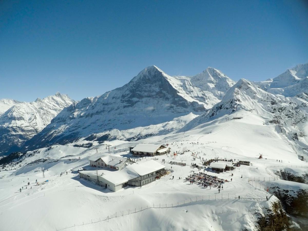 Hotel Berghaus Maennlichen Grindelwald Exterior foto