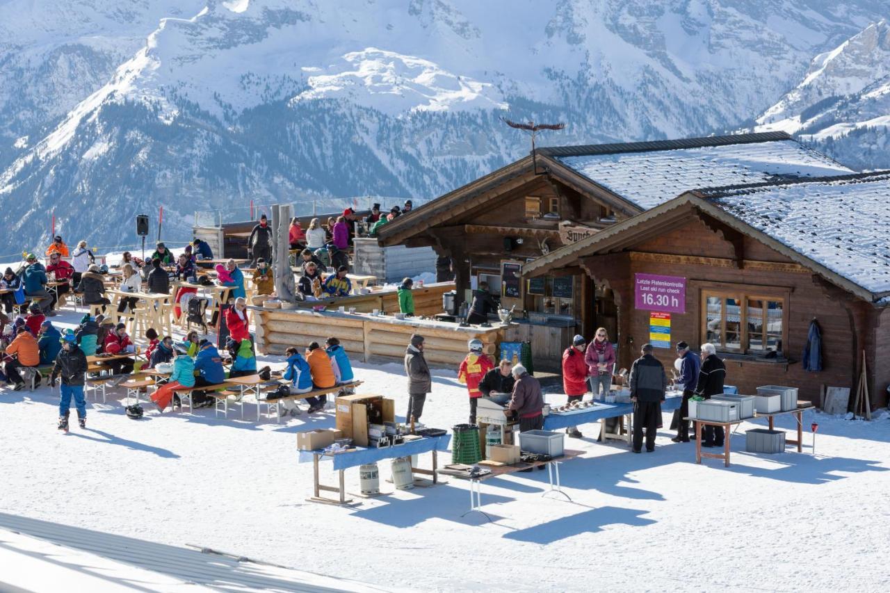 Hotel Berghaus Maennlichen Grindelwald Exterior foto